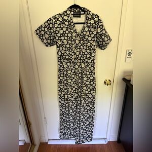 Big Bud Press Black Lazy Daisy Jumpsuit Medium
